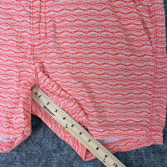 Old Navy Shorts Womens 14 Orange Goldfish Chino 7 Inseam Cotton Prep Casual - Picture 9 of 10